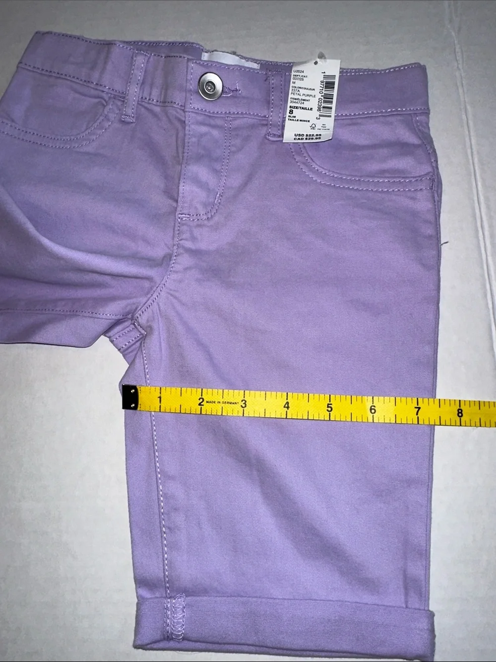The Children's Place Mint Green & Lavender Knit Bermuda Shorts 2-Pack - NWT